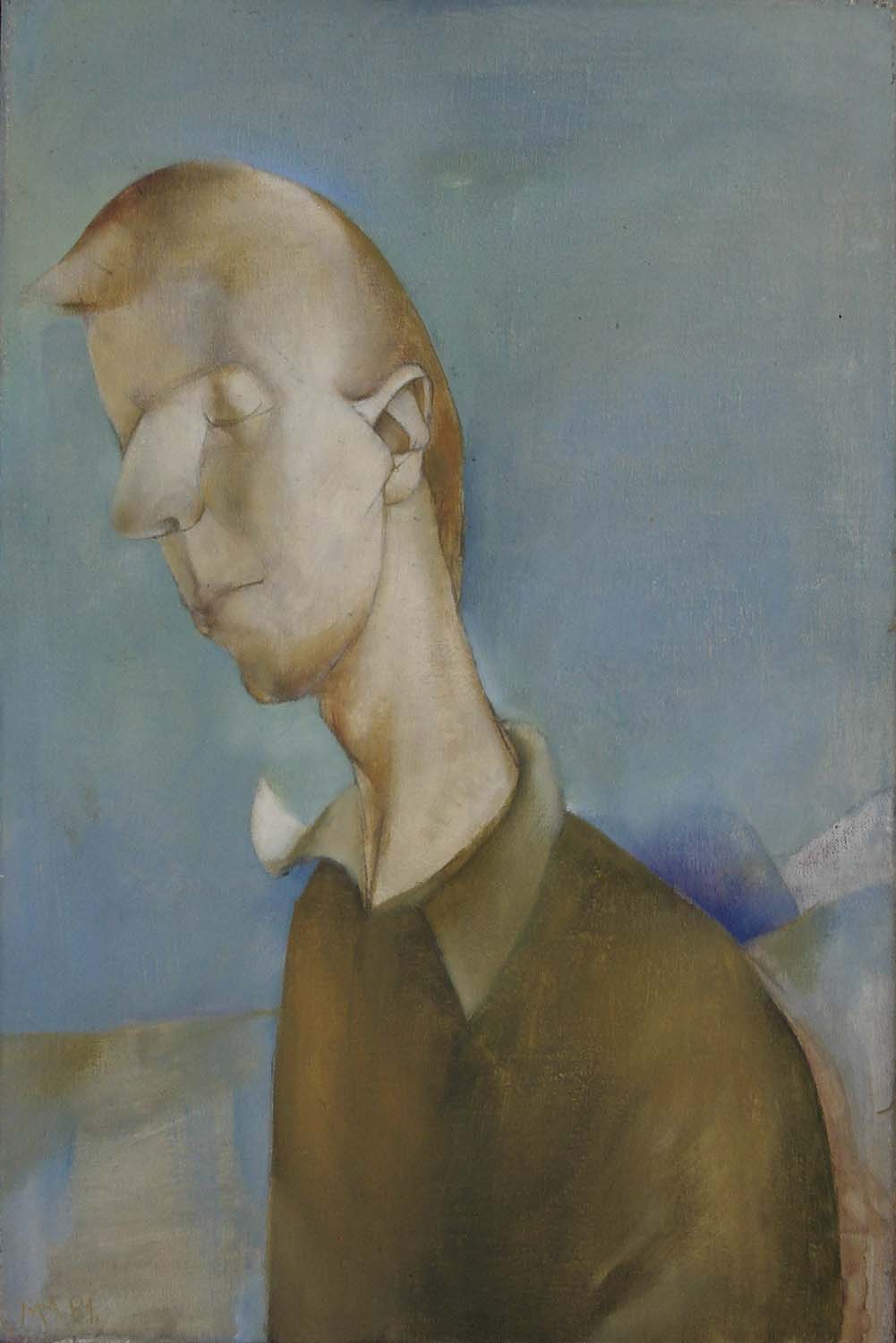 1981 Önarckép - 2 60 x 40 olaj vászon