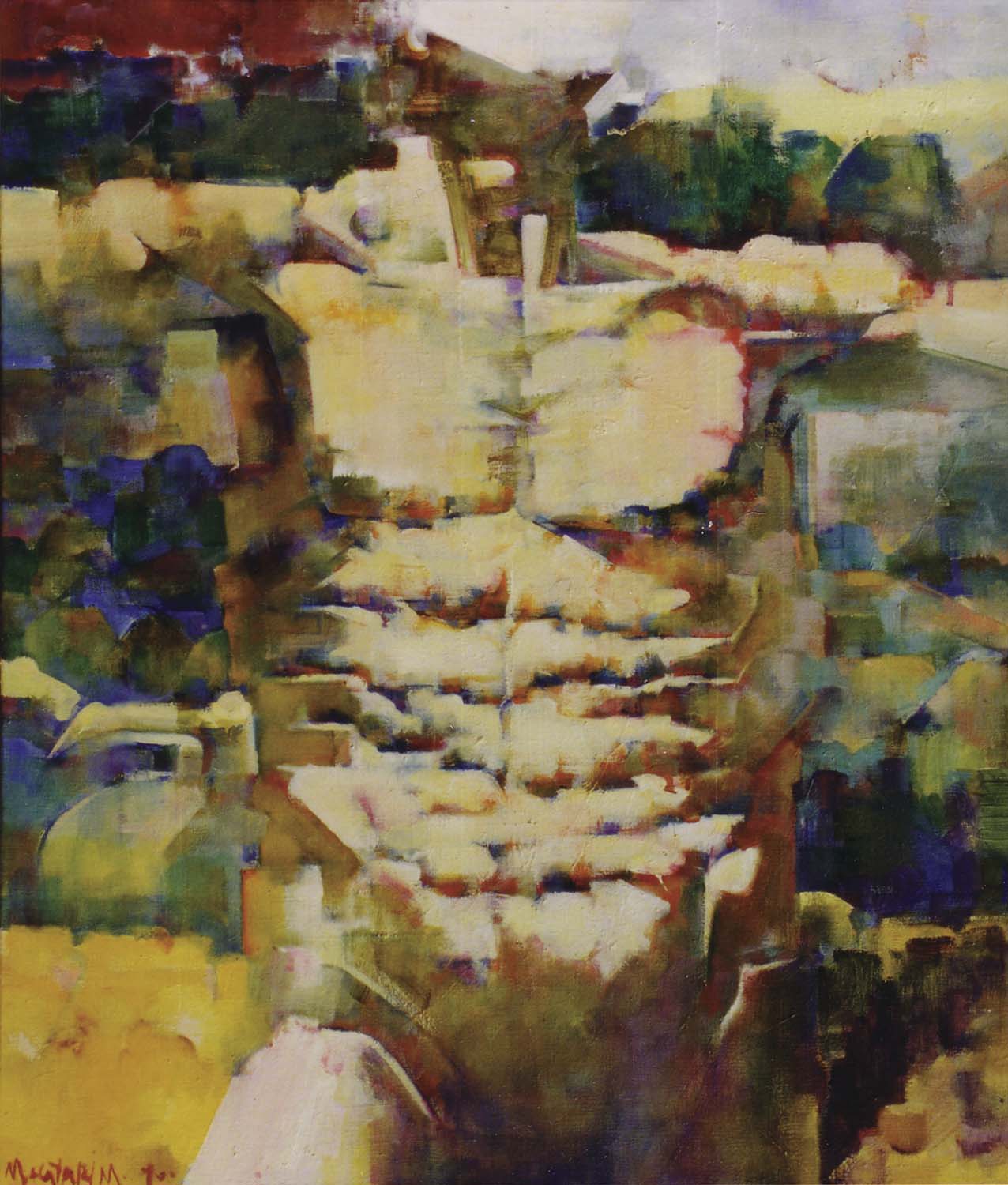1990 Corpus -3  80 x 90 olaj vászon