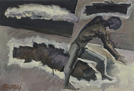 2012 Felhő árnyéka - 11  30 x 44  olaj farost