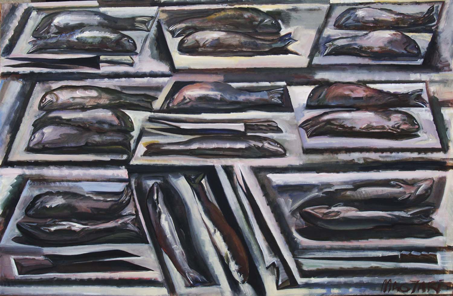 2014 Halak-1 103 X160 olaj vászon