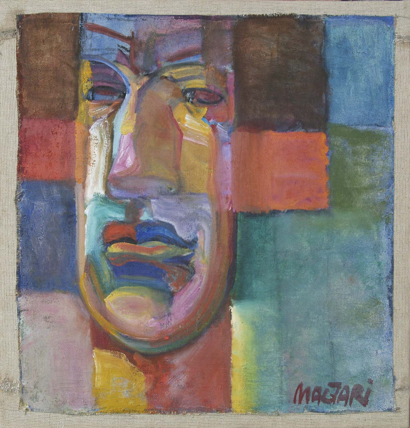 2016 G. A.  Arcképe -1   40,5 X37 olaj vászon