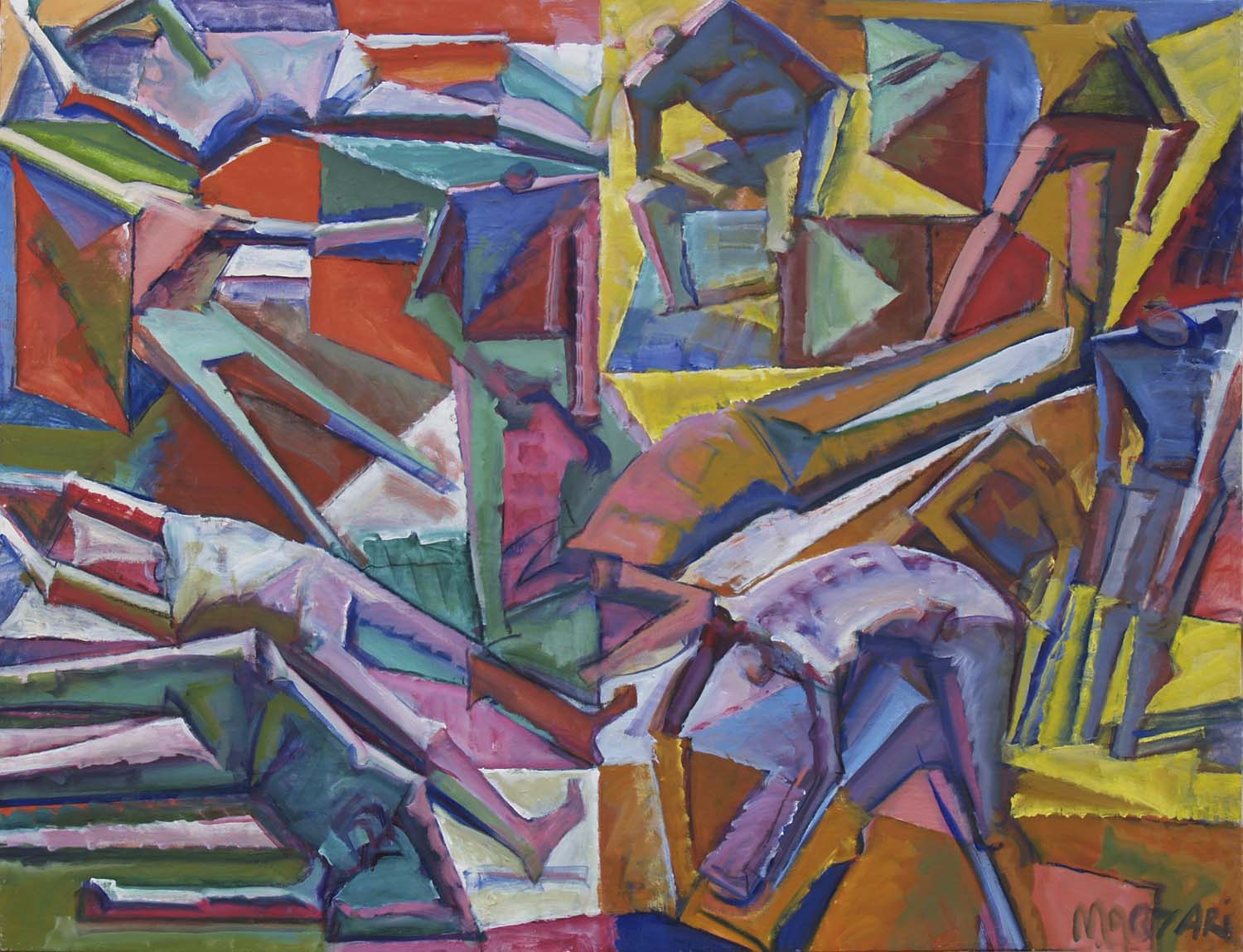 2018 Szülőföld - 2  79 x 104,5   olaj vászon