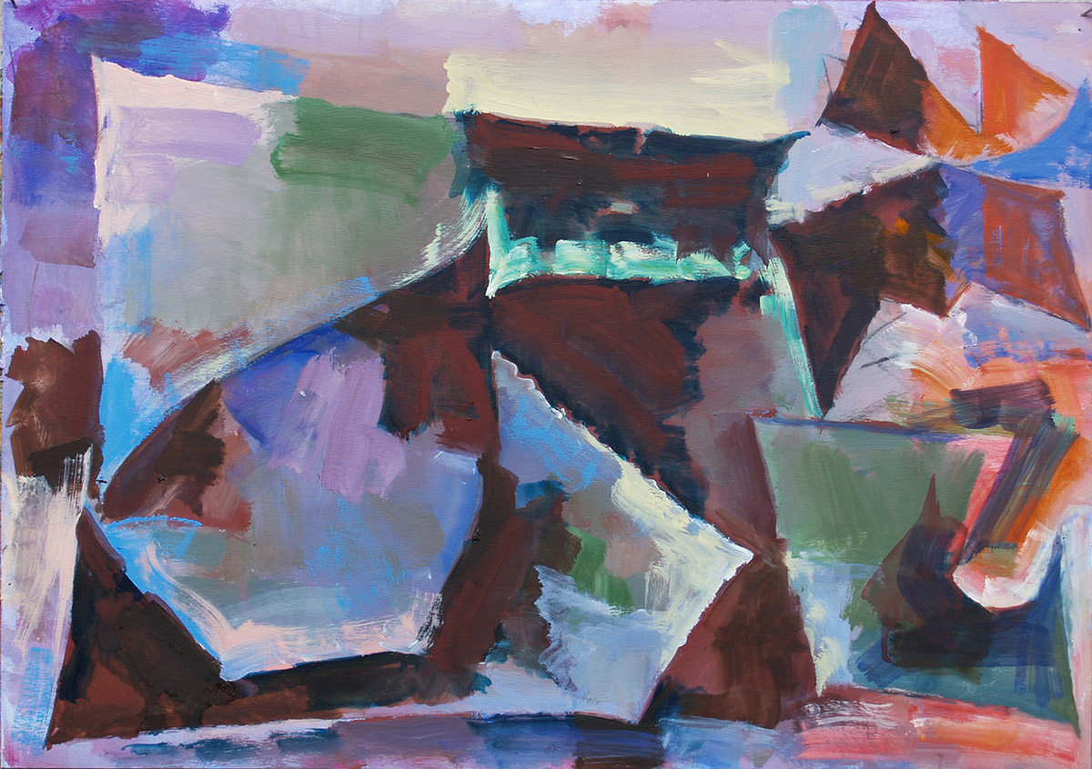 2021 Távoli partok - 6 35 x 50 olaj papír